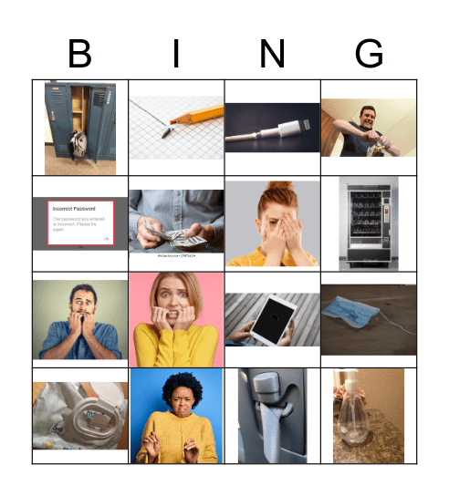 Report a problem BINGO Card