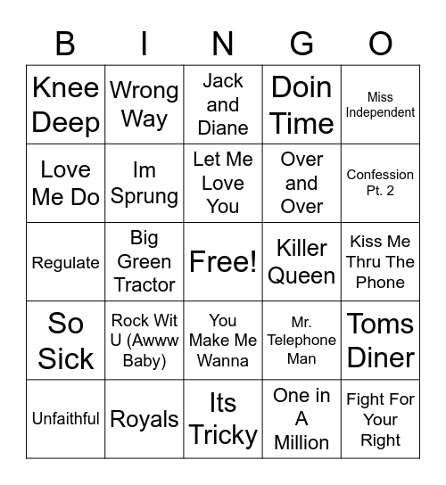 Kyle's Bingo #2 Bingo Card