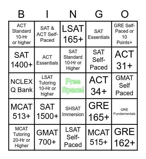 EA Bingo Round #5 Bingo Card