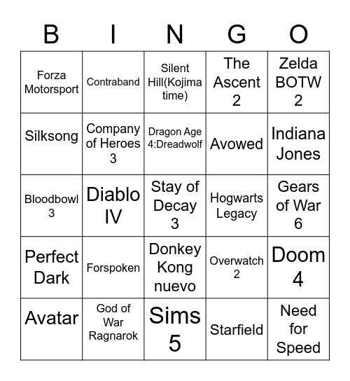 EVENTOZTI Bingo Card