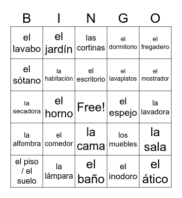 La Casa 5.2 Bingo Card