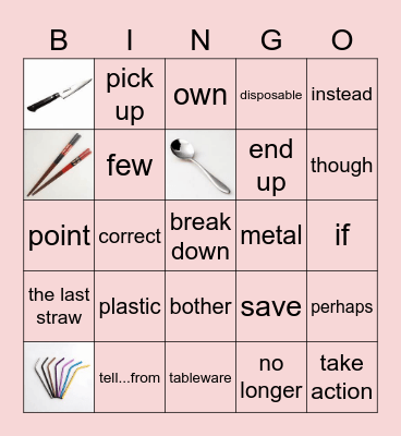 L6Vocabulary Bingo Card