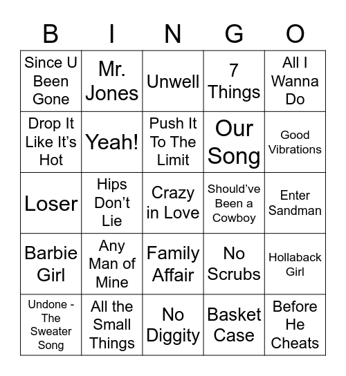 YOUNG PROFESSIONALS SINGO Bingo Card