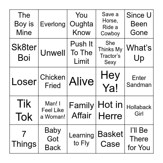 yp Bingo Card