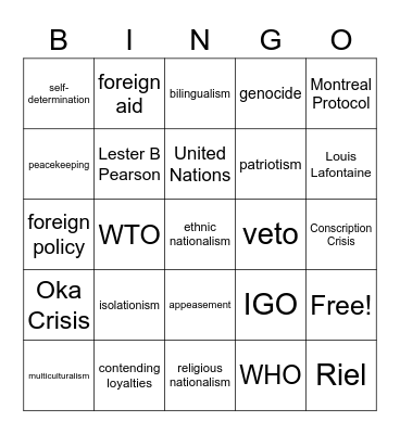 20-1 Review Bingo Card