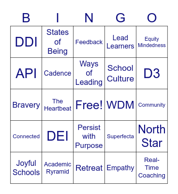 The Gathering Bingo Card