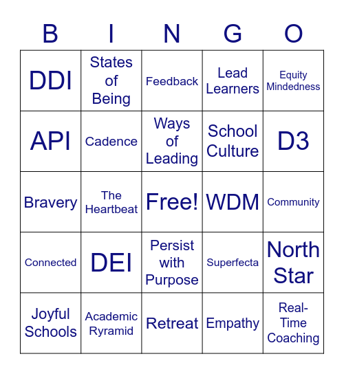 The Gathering Bingo Card