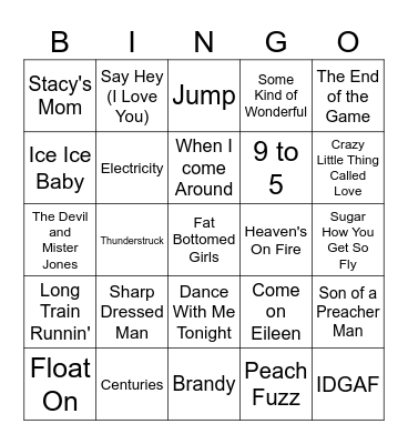 Beer 30 and Time to Party Bingo Card