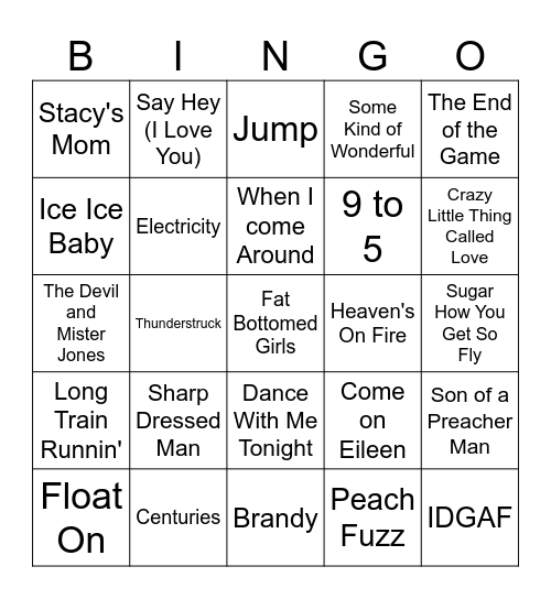 Beer 30 and Time to Party Bingo Card