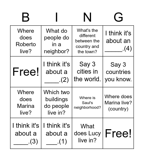 WB - Reading Bingo Card