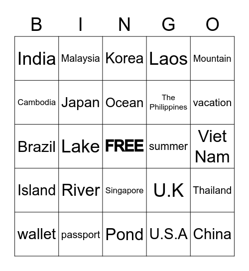 ^^ Bingo Card