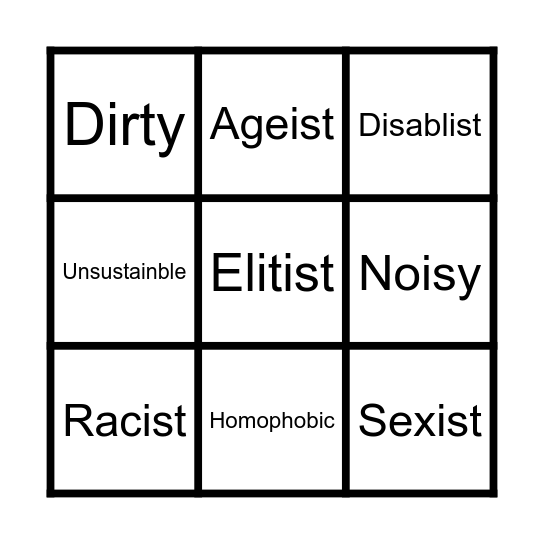 Complaints Bingo: Summer by the River Bingo Card