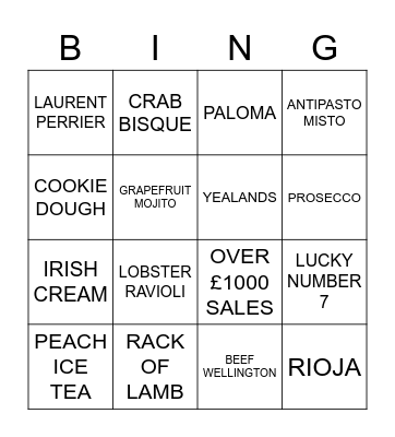 ROYAL ASCOT Bingo Card