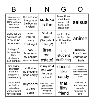 fishgo Bingo Card