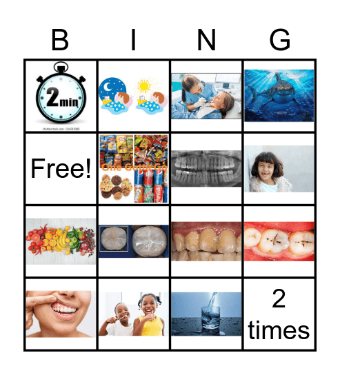 10 Minutes for Teeth! Bingo Card