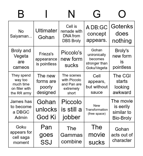 Fun Time Bingo! Bingo Card