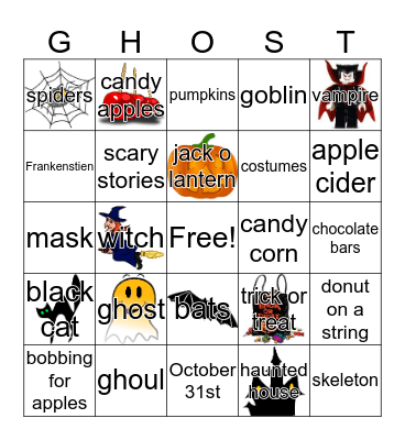 HALLOWEEN BINGO Card