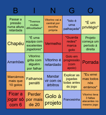 Bingo Guimarães Bingo Card
