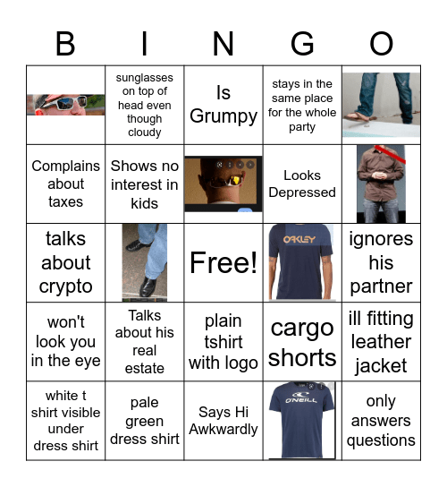 Run Ins With Riley Bingo Card
