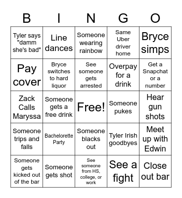 Des Moines Bingo Card