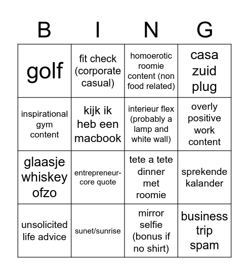 louis core Bingo Card