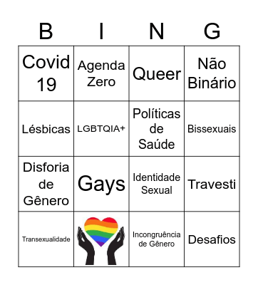 População LGBTQIA+ Bingo Card