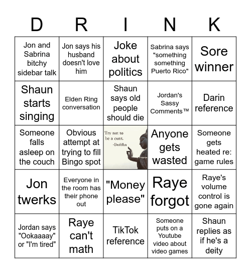 Staycation (Call-Out Post Edition) Bingo Card