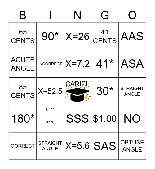 BASIC MATH 11/12 REVIEW OF YEAR Bingo Card