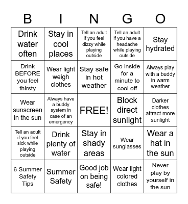 Listening Skills Bingo Card