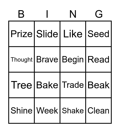 A-C Bingo Review Bingo Card