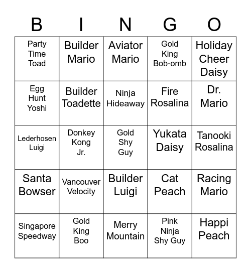 Kurisu's Bingo Card (Round 2) Bingo Card