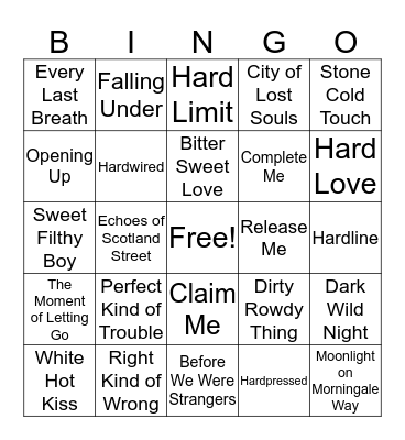 September Bingo-A-Thon Bingo Card
