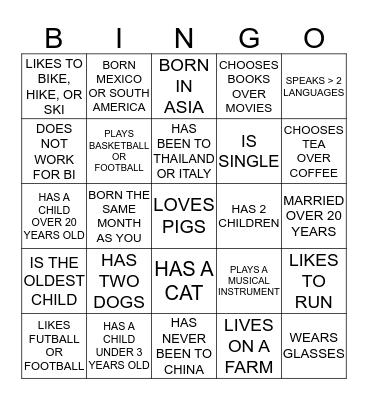SWINE ACADEMY BINGO Card