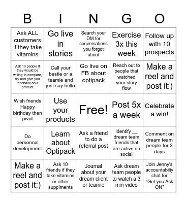 Summer Sizzle Week 2 Bingo Card