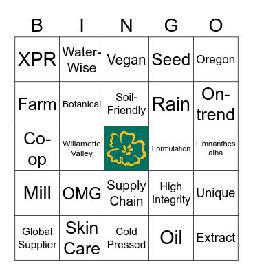 NPP BINGO Card