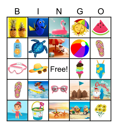 SUMMER BINGO Card