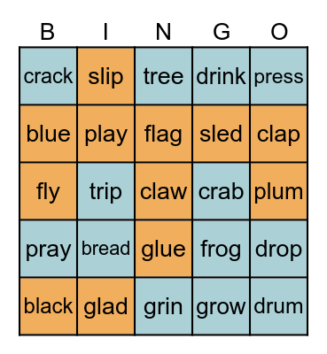 BLENDS BINGO! Bingo Card