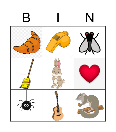 I suoni dell'italiano Bingo Card