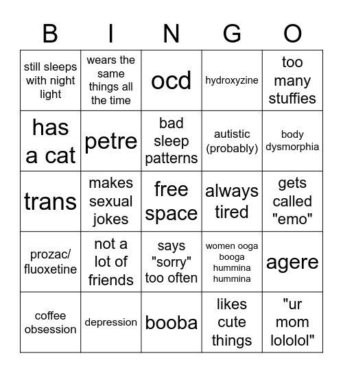 ace bingo Card