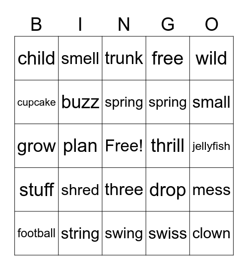 Review BINGO Card