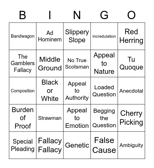 Ad Moderation Bingo! Bingo Card