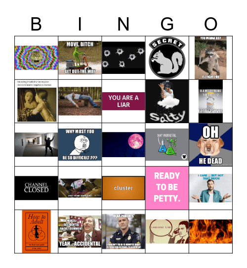 'SPATCH BINGO Card