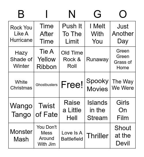 Stranger Things Bingo 01 Bingo Card