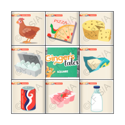 Famil Day Bingo Card