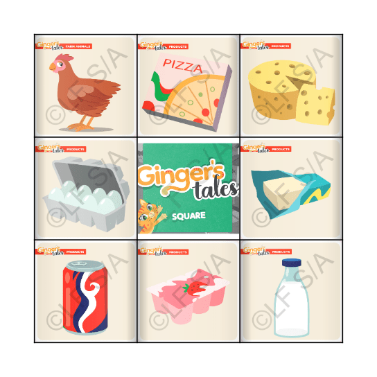 Famil Day Bingo Card