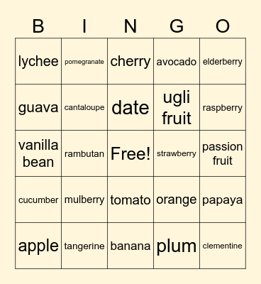 erys bingo 🫧 Bingo Card