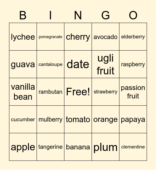 erys bingo 🫧 Bingo Card