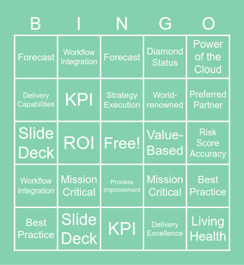 Highmark FY22 Q4 Bingo​ Bingo Card