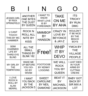 Prairiewood Lifestyles Bingo Mix #1 Bingo Card