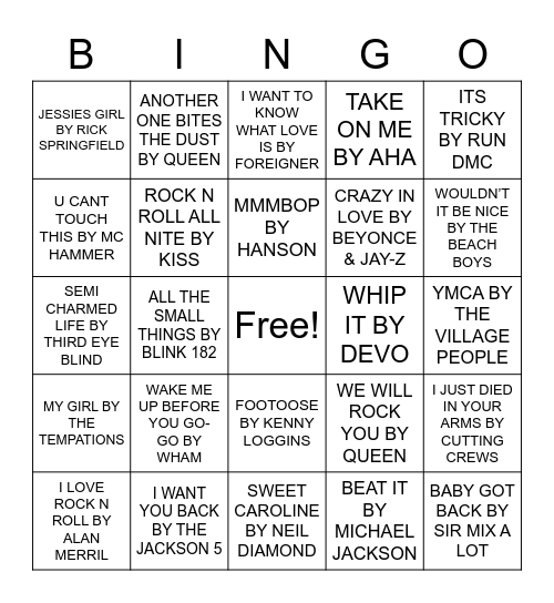 Prairiewood Lifestyles Bingo Mix #1 Bingo Card